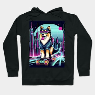 Dog Skateboarding Hoodie